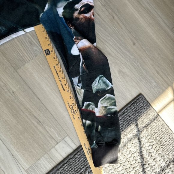 Men Akoo x ali 100% AUTHENTIC sz Medium Pullover Hoodie Sweater Multicolor Men’s - Picture 7 of 10